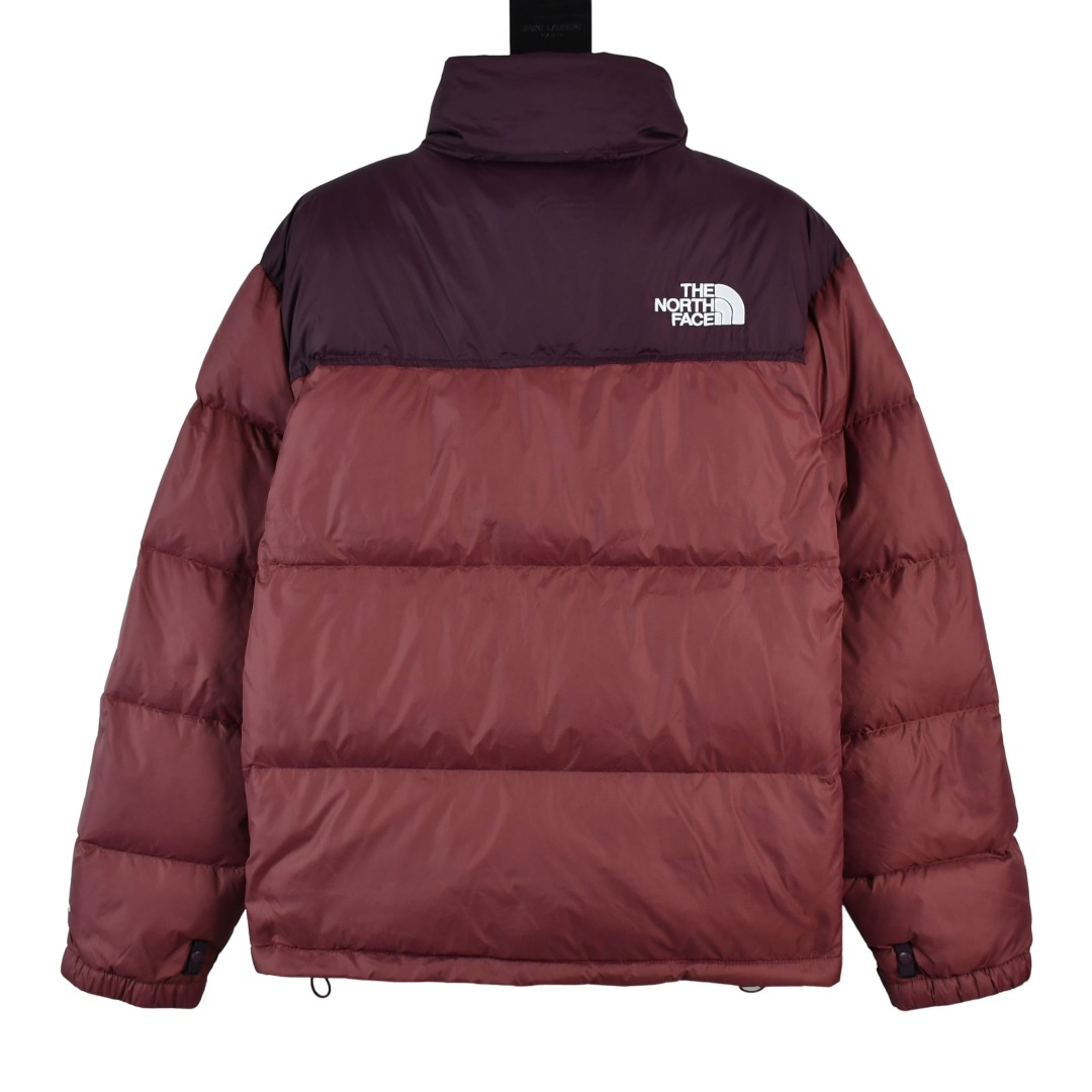 the n0*h f**e t*f 1996 down jacket burgundy