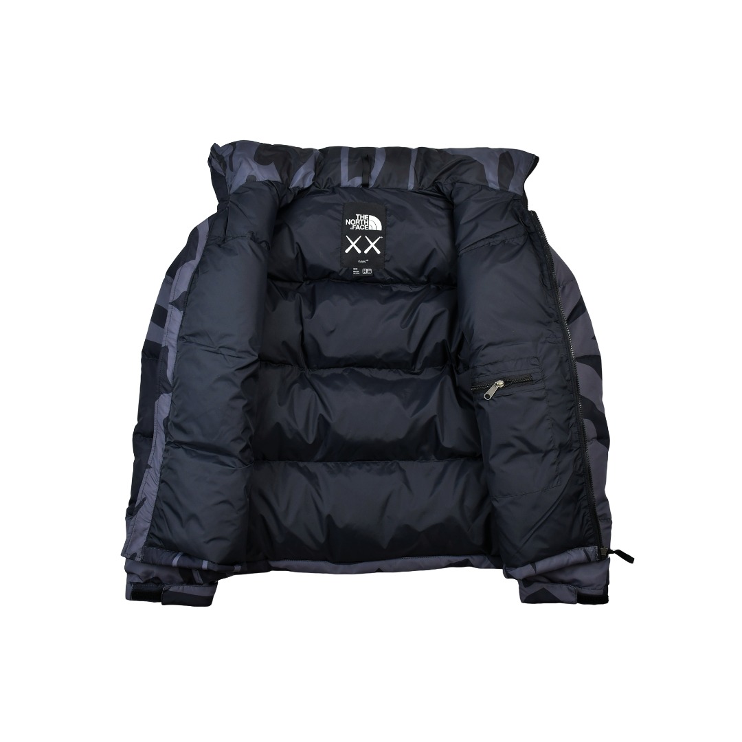 kaws x the n0*h f**e t*f 1996 down jacket