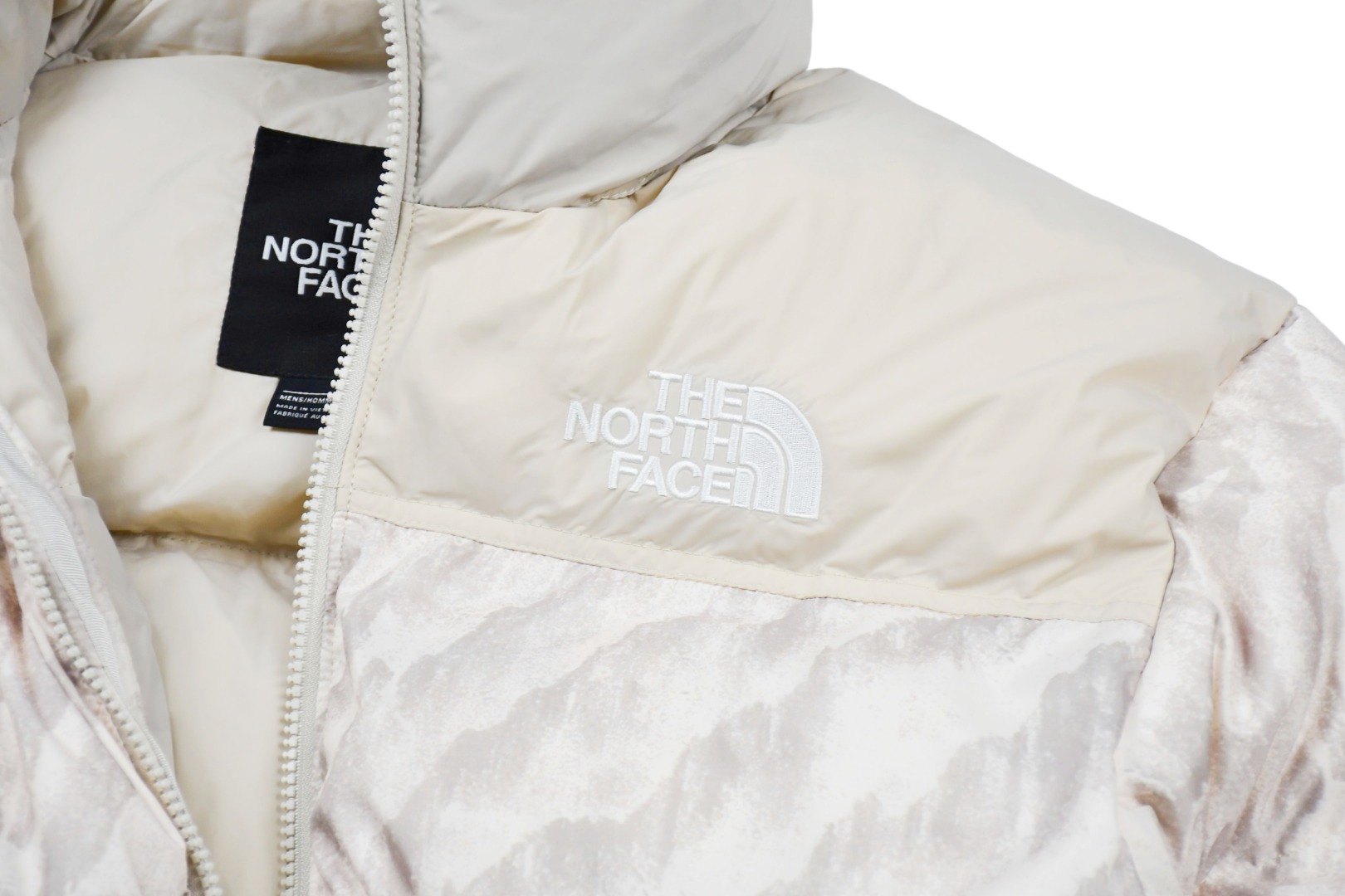 the n0*h f**e t*f 1996 down jacket nuptse beige