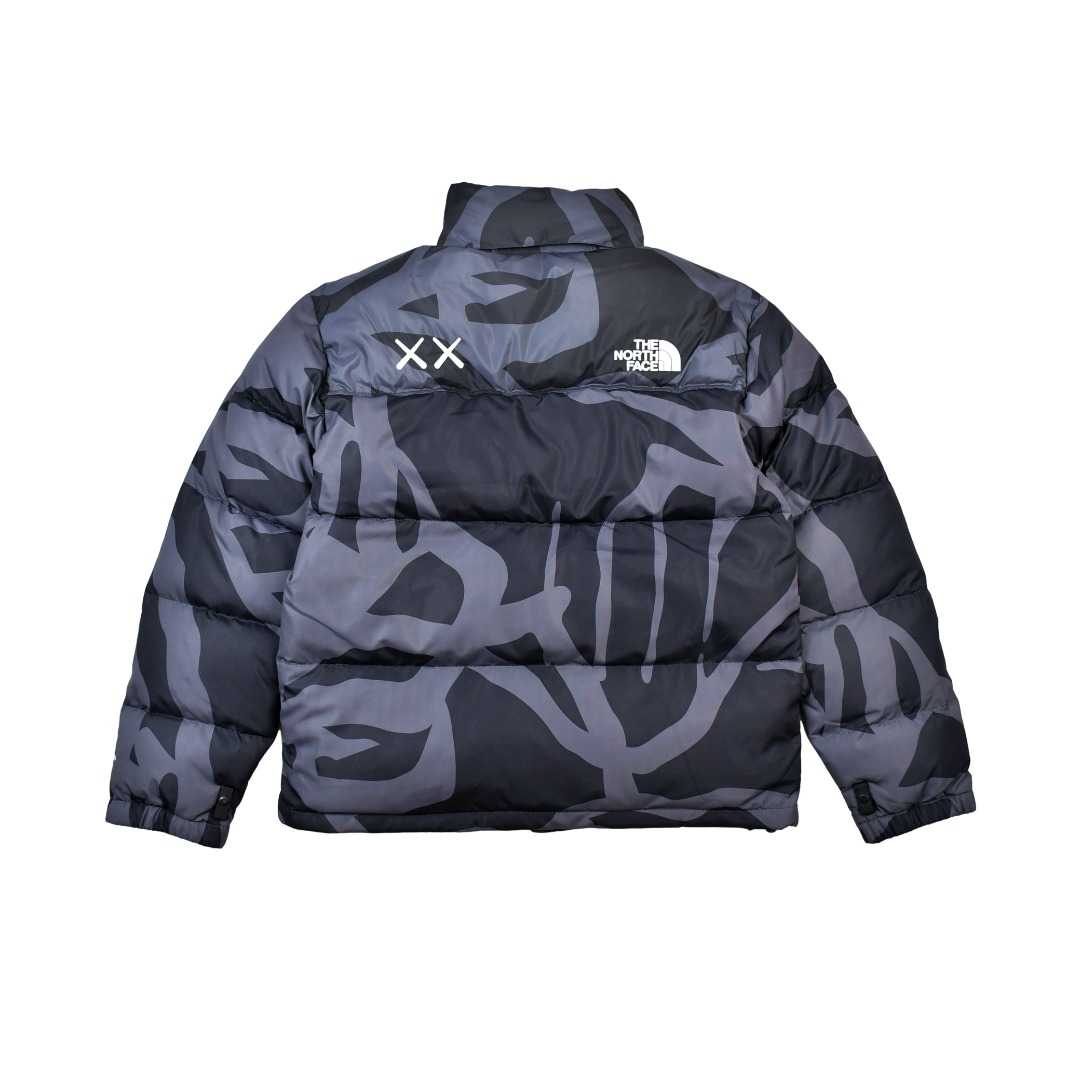 kaws x the n0*h f**e t*f 1996 down jacket